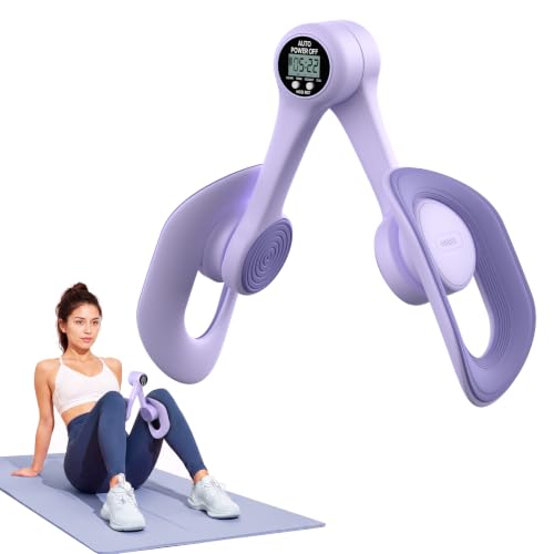 MERACH Pelvic Floor Exercise Devices, Thigh Trainer, Inner Thigh Exerciser - color: Purple