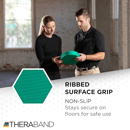 THERABAND Stability Trainer Pad - color: Green - Firm- Beginner, size: Set of 2