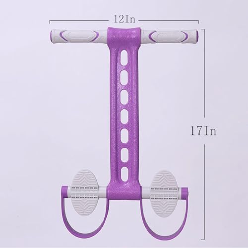Pedal Resistance Band, Multifunction Tension Rope Workout Equipment, Sit-up Exercise at Home Gym Natural Latex Tension Rope Fitness Equipment, for Abdomen/Arm/Leg Stretching Slimming Training