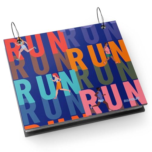Gone For a Run BibFOLIO Race Bib Album - Run The Miles - 9.5x8 - color: Run The Miles