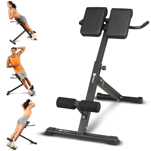Lifepro SculptTrainer Roman Chair – 20+ Exercises, Foldable, 330 lb Cap - color: Black, size: Medium