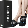 THE COLDEST WATER Ice Pack Slippers - Reusable Gel Ice Packs Slippers for Arthritis Feet/Plantar Fasciitis/Foot Injuries/Chemo/Swelling & More - Hot/Cold Therapy Foot Wraps for Pain Relief (2 Pack)