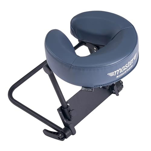 Master Massage Home Use Sleeping Mattress Top Massage Kit-Adjustable Headrest Face Pillow Cradle & Face Cushion Support Bracket, Head Rest Support- Eye Surgery Recovery -Royal Blue - color: Royal Blue