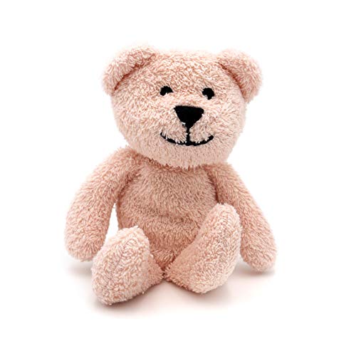 Thermal-Aid Zoo Mini — (Bella the Pink Bear) — Mold-Resistant, Washable Hot & Cold Pack for Kids — Heating and Cooling Pad with Natural Corn Filling — Reusable Plush Toy - size: Mini Pink Bear