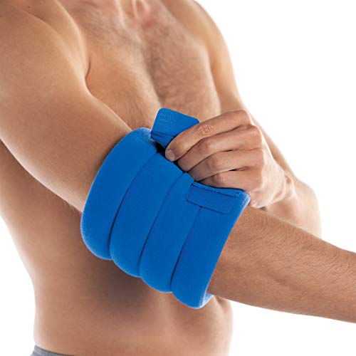 Bed Buddy Joint Wrap - Hot & Cold Therapy for Muscle Pain Relief and Joint Pain Relief - Large Heating Pad for Knee, Wrist, Elbow, Ankle, Arm or Leg, (Pack of 2)