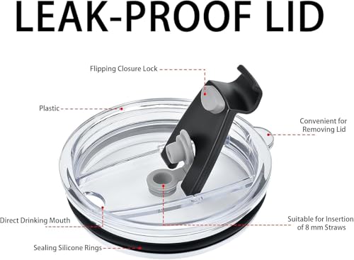 Only Compatible with Hydro Flask coffee lid, 2Pack Replacement Lids for Hydro Flask 12oz/16oz/20oz