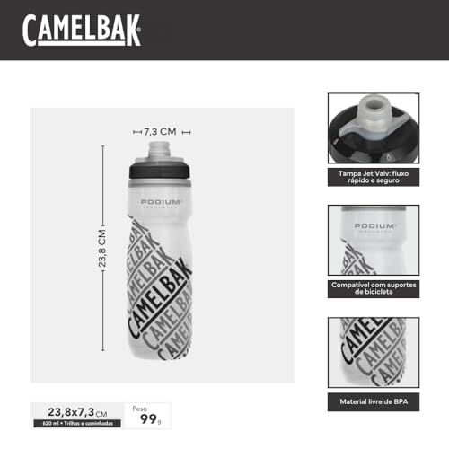 CamelBak Podium Chill Water Bottle 21oz, Race Edition - color: Race Edition