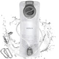 HEIKLN Hydration Bladder 1.5L-2L-2.5L-3L,Leak Proof Water Reservoir, BPA Free Military Water Storage Bladder Bag Hydration Pack Replacement Easy Clean for Bicycling Hiking Camping Hunting Running - color: 3L White