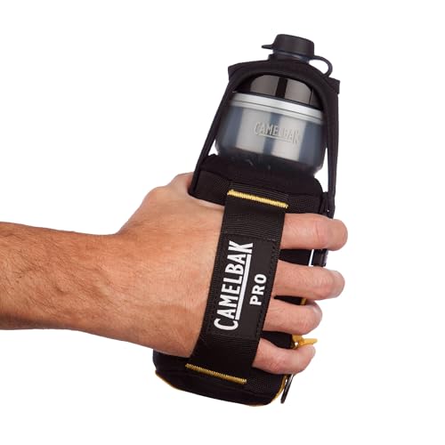 CamelBak Professional Insulated 21 OZ. Bottle with Rugged Poly Canvas Holder, Metal Belt Clip and Adjustable Straps - color: Black (Bottle)