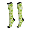 Crazy Fun Compression Socks, Unisex Knee High Support Socks - color: Frog