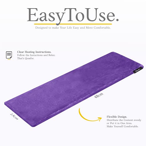 Microwavable Heating Pad, Lavender Scented Heat Pack, Purple - color: Purple