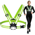 Running Lights for Runners, 500LM High-Vis Reflective Running Vest