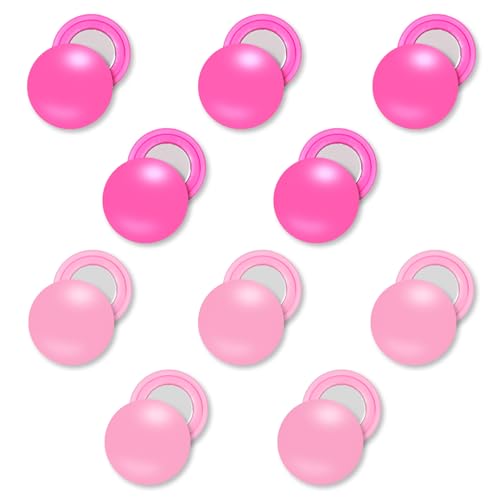 BOXOB 10 Pairs Magnetic Race Bib Clips, Marathon Race Number Buckle Running Bib Magnets Pins Holder for Runners Field Triathlon Cycling Competition (Pink & Rose Red) - color: Pink & Rose Red