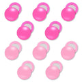 BOXOB 10 Pairs Magnetic Race Bib Clips, Marathon Race Number Buckle Running Bib Magnets Pins Holder for Runners Field Triathlon Cycling Competition (Pink & Rose Red) - color: Pink & Rose Red