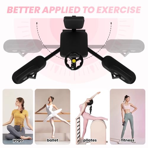 0-240° Adjustable Leg Stretcher, 500 LBS Heavy Duty Steel Leg Stretch Machine, 360° Rotating Hand Wheel, Leg Stretching Training Machine for Home Gym Split Machine Training Fitness