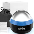 Massage Ice Roller Ball Cold & Heat Therapy Tissue Relief Muscle Recovery - color: Black and Blue
