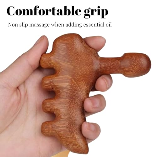 Wood Foot Massager Acupressure Tool Deep Tissue Reflexology Stick
