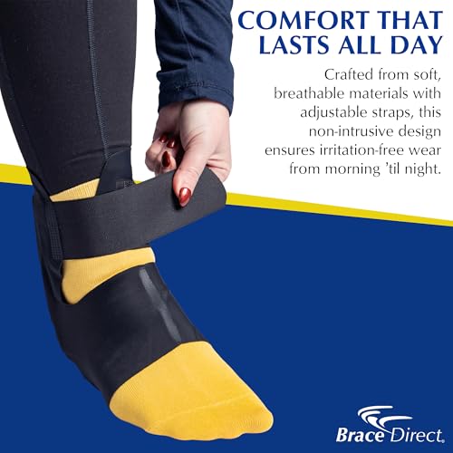 Brace Direct Plantar Fasciitis Day Strap, Pneumatic Air Cushion Foot Brace - size: Medium (Pack of 1)