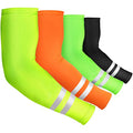 Geyoga 4 Pairs Arm Sleeves for Men Women - color: Fluorescent