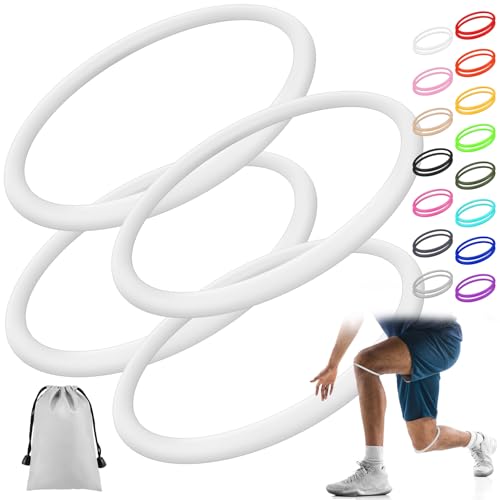 Foilswirl Patella Knee Band Basketball Knee Strap,4,White,M - color: White, size: M
