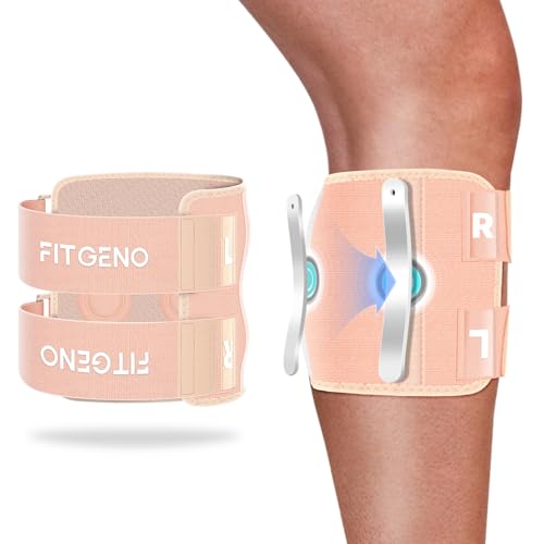 Fit Geno Sciatica Brace with Dual Pressure Pads for Pain Relief, Unisex - color: Nude