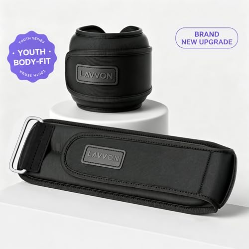 Ankle Wrist Weights for Women&Men1Lb/2Lb-of 2 Small Size-Arm Leg Weight Set - color: Black, size: 2lb x2