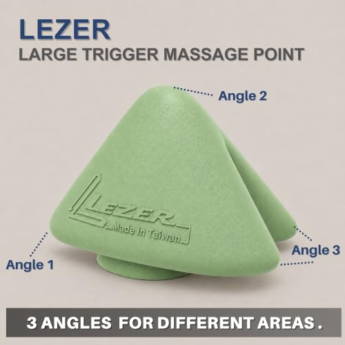 Large Trigger Massage Point, 3-Angle Deep Tissue, Suction Design, Green - style: 06 - Large Trigger Green
