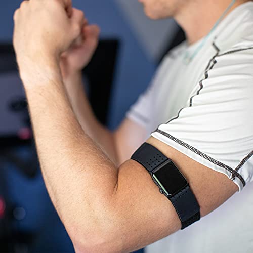 Tefeca Breathable Lycra Sport Armband Ankle Band Compatible with Apple Watch/Ultra - size: M/L 40/41/42mm