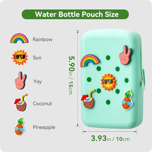 Silicone Water Bottle Pouch for Stanley Cup 20/30/40 OZ