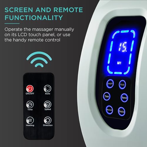 Best Choice Products Heated Shiatsu Foot Massager for Pain Relief, Plantar Fasciitis, Neuropathy, Blood Circulation w/Compact Design - Sage - color: Sage