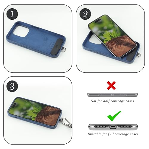 Cell Phone Wrist Strap Phone Lanyard Rope Wrist Lanyard Outdoor Activities - color: White on Black