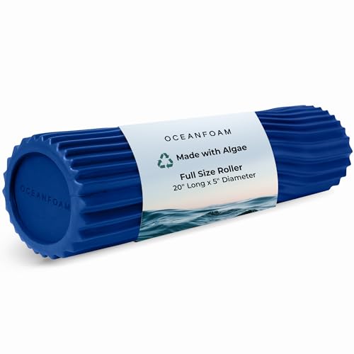 Oceanfoam Tidal Roller - Massage Foam Roller for Exercise (Royal Blue) - color: Royal Blue