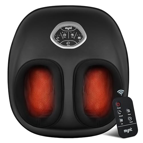 Mynt Shiatsu Foot Massager with Heat FSA Eligible HSA 2026 Upgraded - color: Black