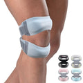 NuCamper Patellar Tendon Support Strap, Adjustable Patella Band Knee Brace for Men & Women Relief Knee Pain, Patella Stabilizer Knee Straps for Running, Basketball, Tendonitis, Jumpers Knees Blue - color: Blue