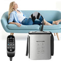 Ice Machine for Knee After Surgery, Cold Therapy Machine, 12H Cooling, 14 Quart Tank, 30dB Quiet Pump, Remote Control, 6.2FT Long Hose, Cryotherapy System for Knee/Ankle/Elbow