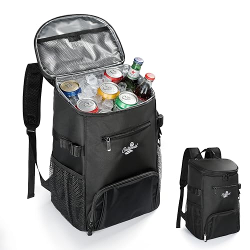 Catalonia Cooler Backpack, 33 Cans Insulated Leakproof Cooler Bag for Men Women, Portable Lunch Backpack for Beach, Hiking, Camping, BBQ, Fishing & Picnic