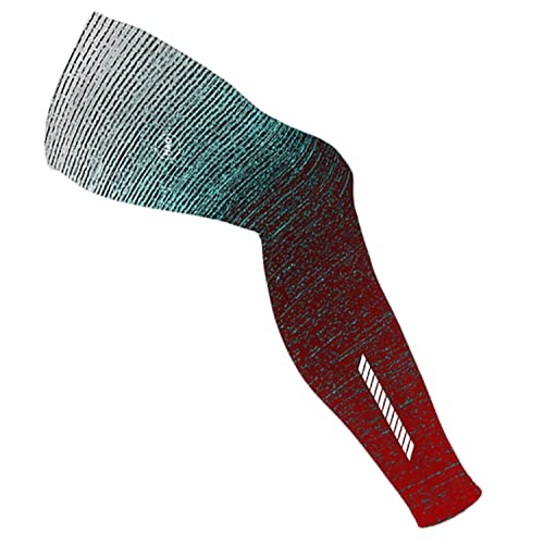 athlos - Leg Warmers - Soft, lightweight and breathable for Men and Women - color: Gradient Red Blue