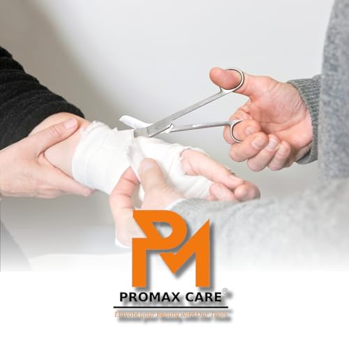 ProMaxCare Trauma Shears 5.5" – Professional EMS Scissors for Nurses, Paramedics & First Responders – Surgical Stainless Steel Bandage & Medical Shears with Safety Blunt Tip (Silver)