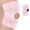 Foilswirl 1 Pcs Kids Knee Brace with Side Stabilizers,Pink - color: Pink