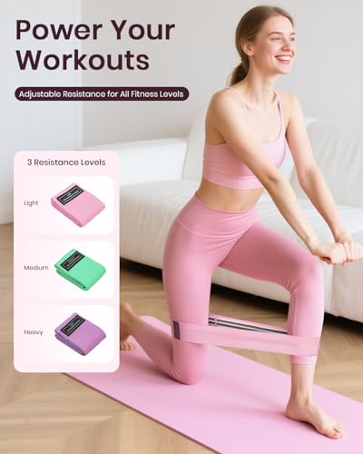 Pilates Ring Set for Women, Home Workout Pilates Equipment with Resistance Bands, 14'' Magic Circle, Mini Ball, Pilates Starter Kit for Strength, Toning and Flexibility