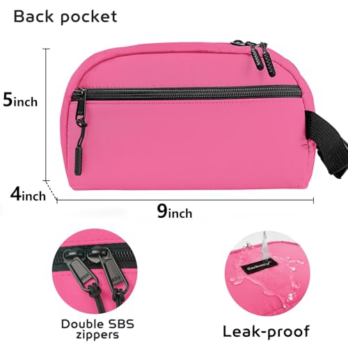 Cerbonny Small Cooler Bag Freezable Lunch Bag for Work School Travel, Leak-proof, Insulated, Suitable for 3+ - color: Red-Magenta