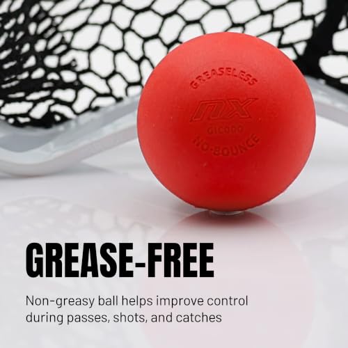 Pearl NX Greaseless Lacrosse Balls by Guardian Innovations - Long Lasting, No-Bounce Balls Perfect for Indoor Play and Practice - size: 20 Pack