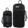 ONETIGRIS Backpack Strap Pouch, MOLLE Phone Holster for Backpack & Belt - color: Pure Black