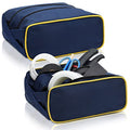Oudain Hockey Tape Accessory Bag Large Capacity Bag with Double Zipper for Tape Wax Scissors Repair Kit Office Hockey Supplies
