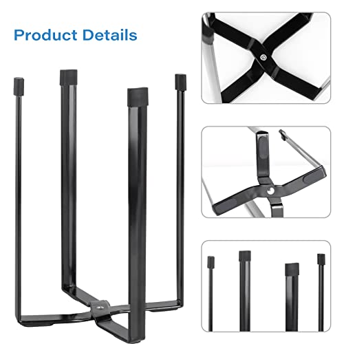 Bottle Drying Rack, Plastic Bag Drying Rack for Kitchen Countertop (Black) - color: Black