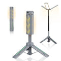 Rechargeable 8000mAh Camping and Work Light with Adjustable Stand 3.4 ft, 3000 Lumen Cordless Work Light Featuring 3 Adjustable Heads, Dimmable Emergency Flashlight with Telescopic Tripod