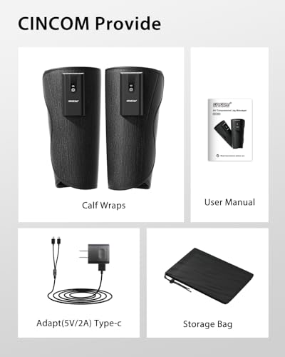 CINCOM Cordless Calf Massager for Circulation and Pain Relief - style: No Heat
