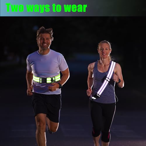 Saintrygo Reflective Sash for Walking - color: Purple