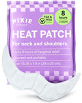 Pixie Heating Pad for Neck & Shoulder Pain Relief – Air Activated Heat Therapy for Muscle Tension, Upper Back Comfort, Custom Fit Contoured Warming Pads – Adhesive Wearable Heat Wrap (1 Ct) - size: 1 Count