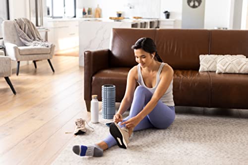 TRIGGERPOINT Performance Therapy Grid Patented Multi-Density Foam Massage Roller (80% Recycled) Exercise, Deep Tissue Muscle Recovery - Muscle Pain&Tightness, Improves Circulation (13"), Blue - size: One Size